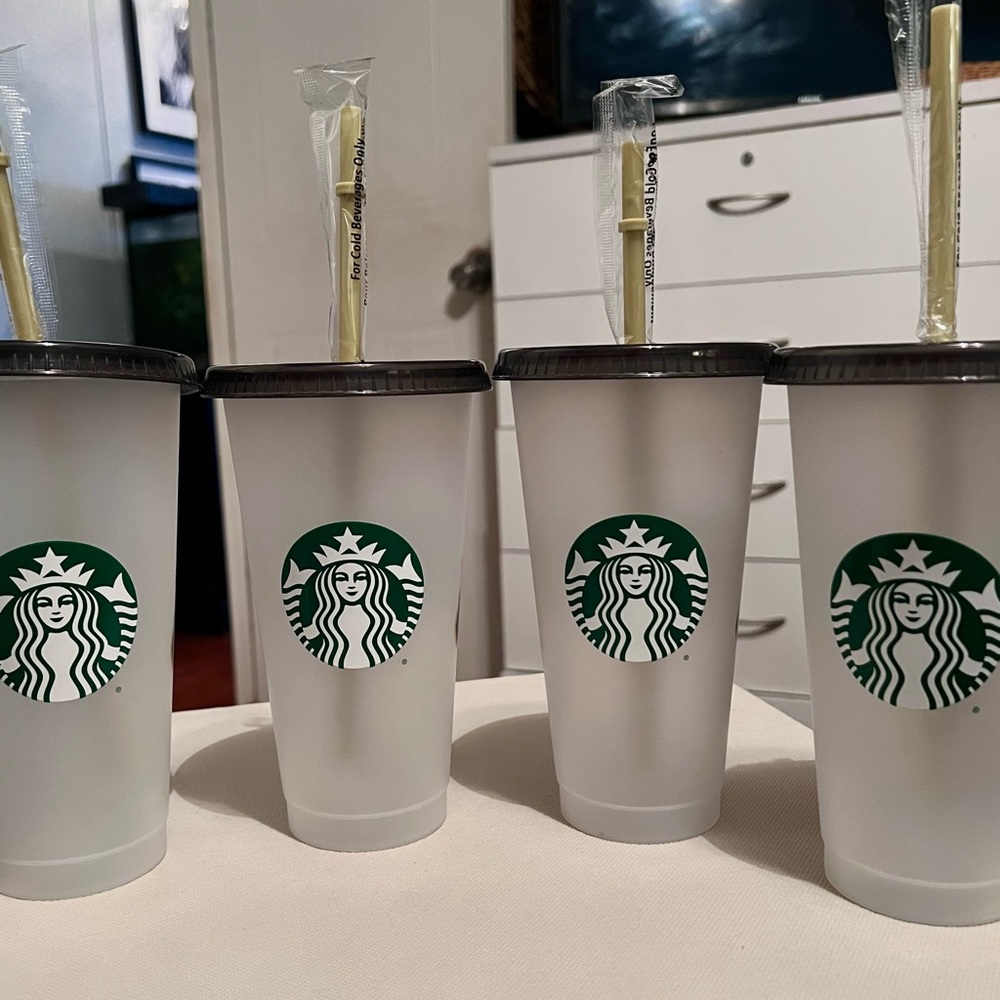 Starbucks GU University of Colorado 24oz Reusable Cold Tumblers LOT of 4 Venti